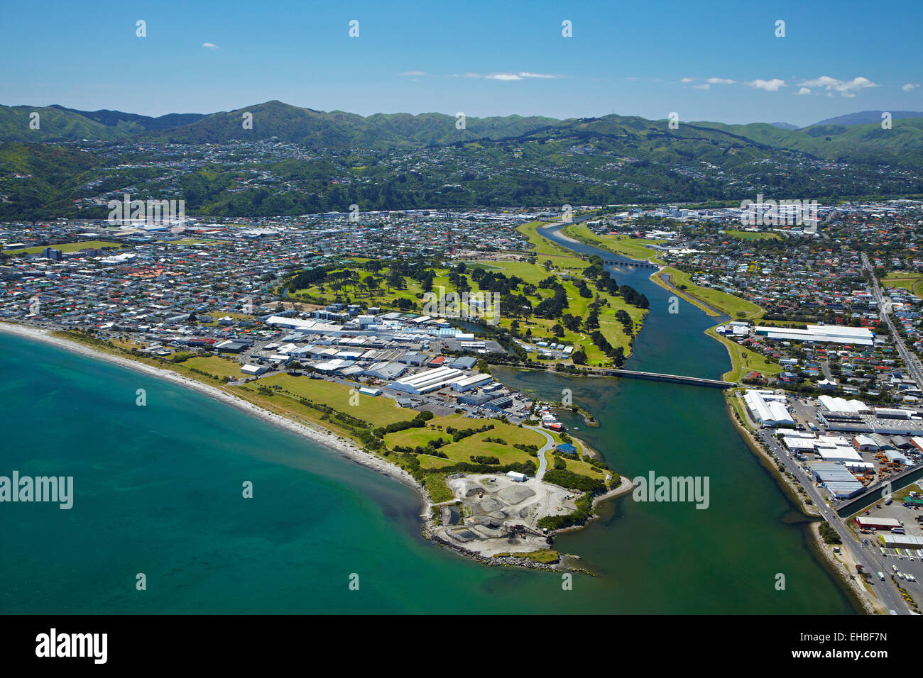 Hutt river wellington new zealand High Resolution Stock Photography and