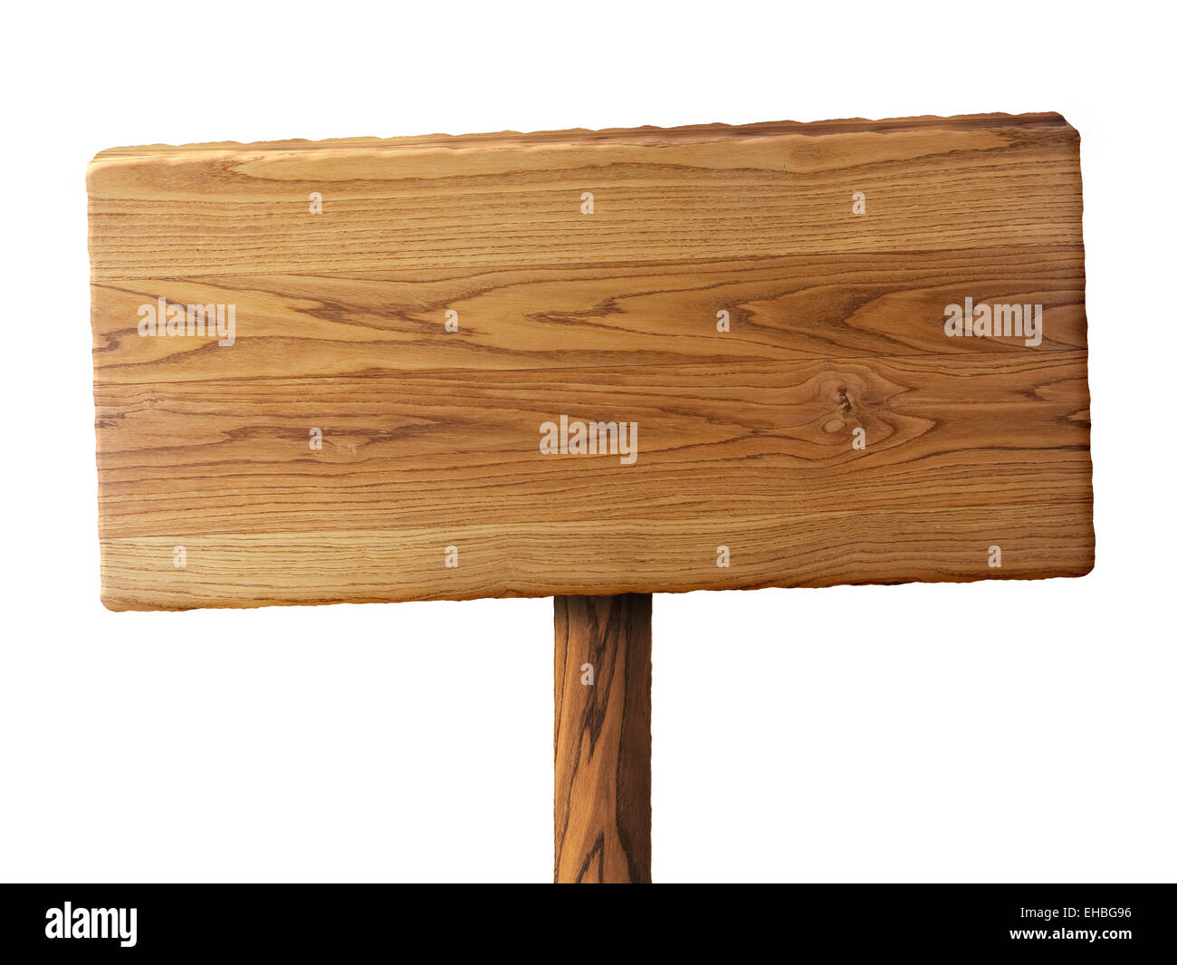 beautiful rustic wood sign isolated on white background Stock Photo - Alamy