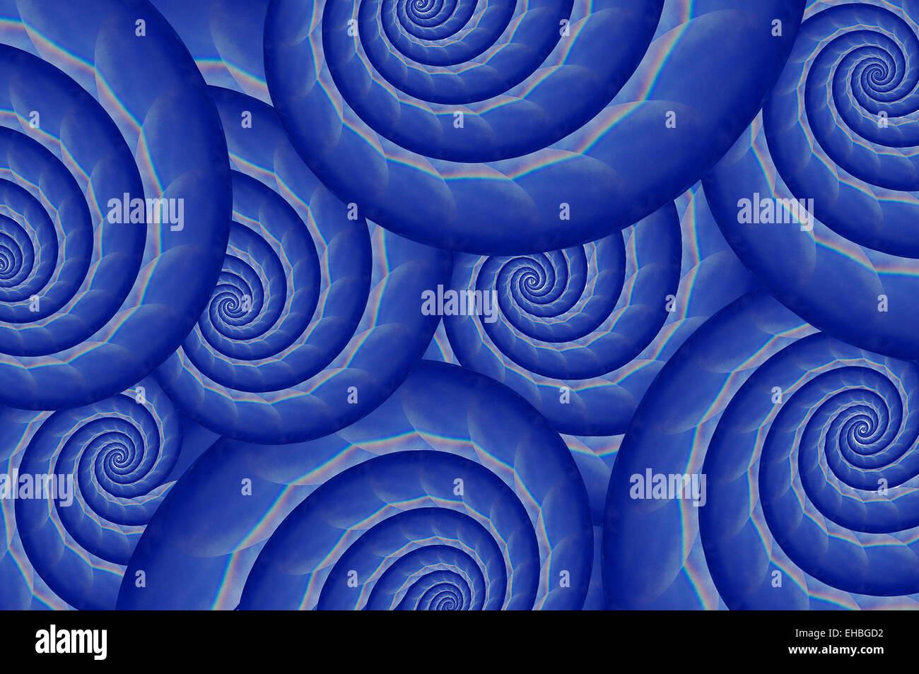 A colorful, patterned, abstract design with fractal swirls Stock Photo ...