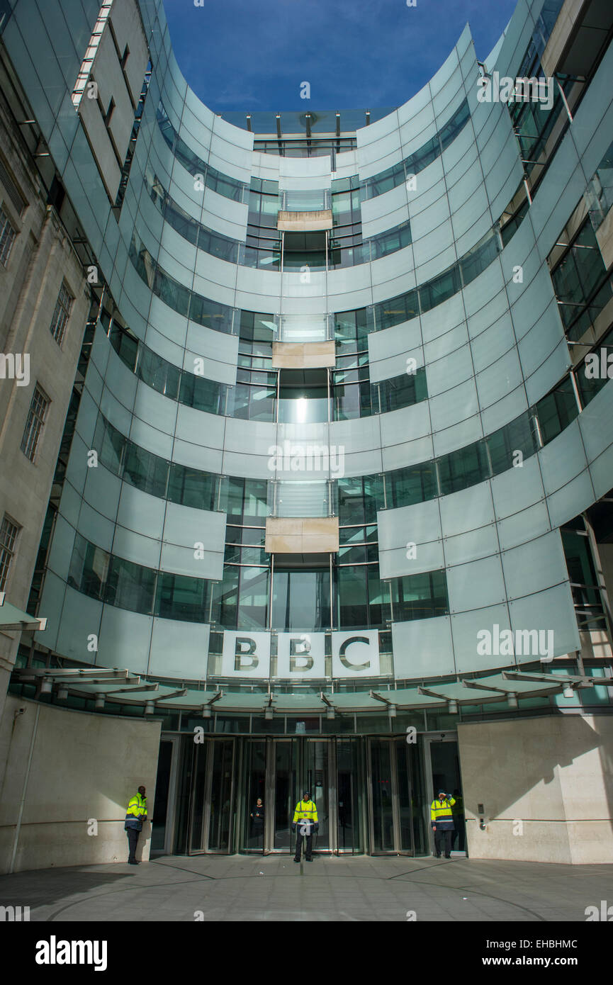 BBC television centre portland place london Stock Photo
