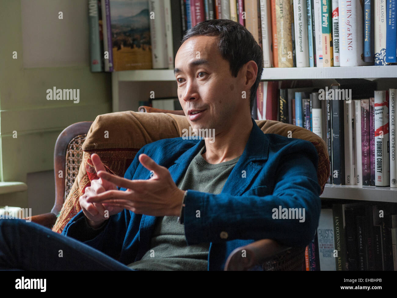 Award winning author from Malaysia, Tash Aw has published muliple novels Stock Photo