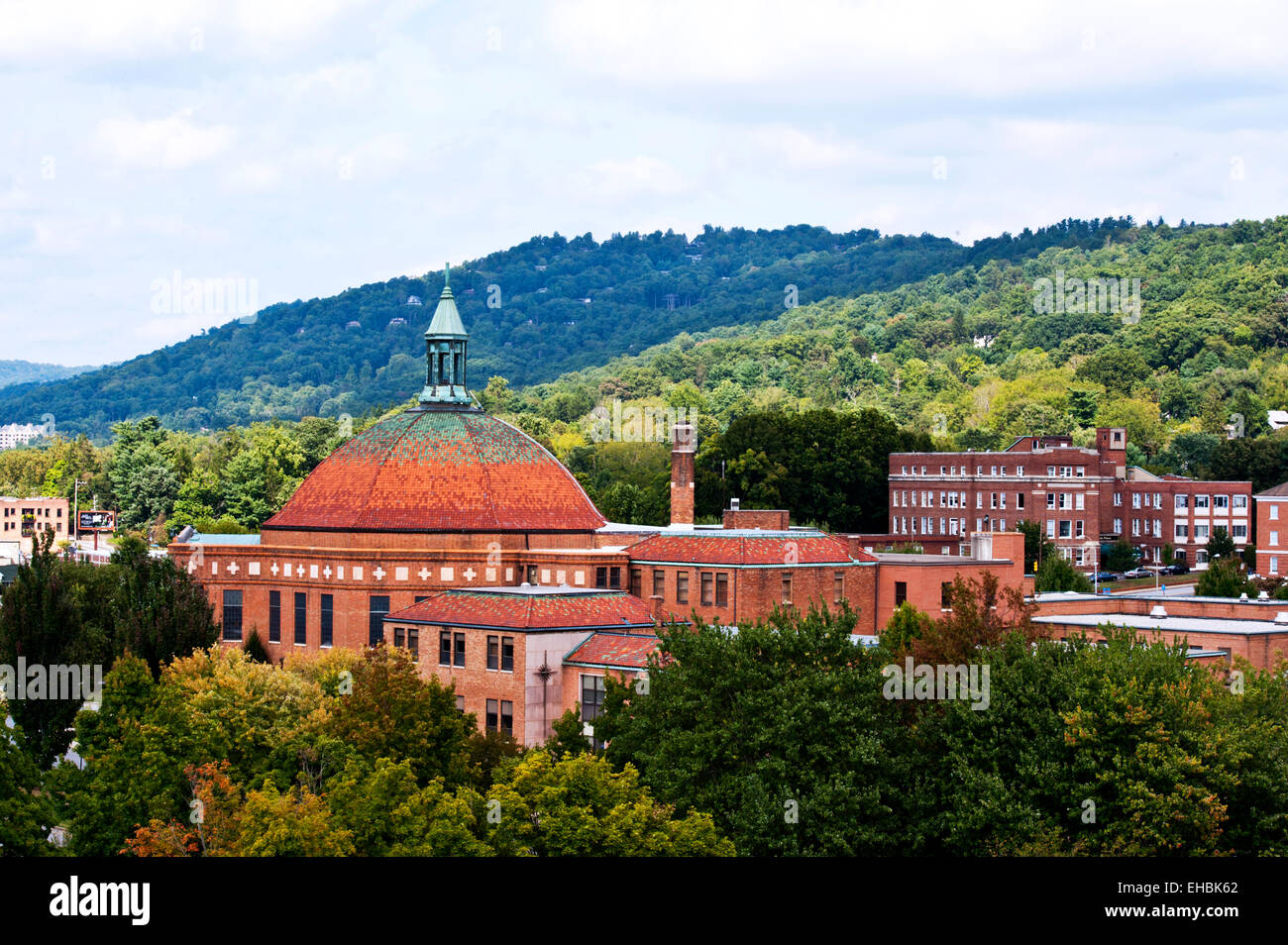 Aerial view downtown asheville nc hires stock photography and images