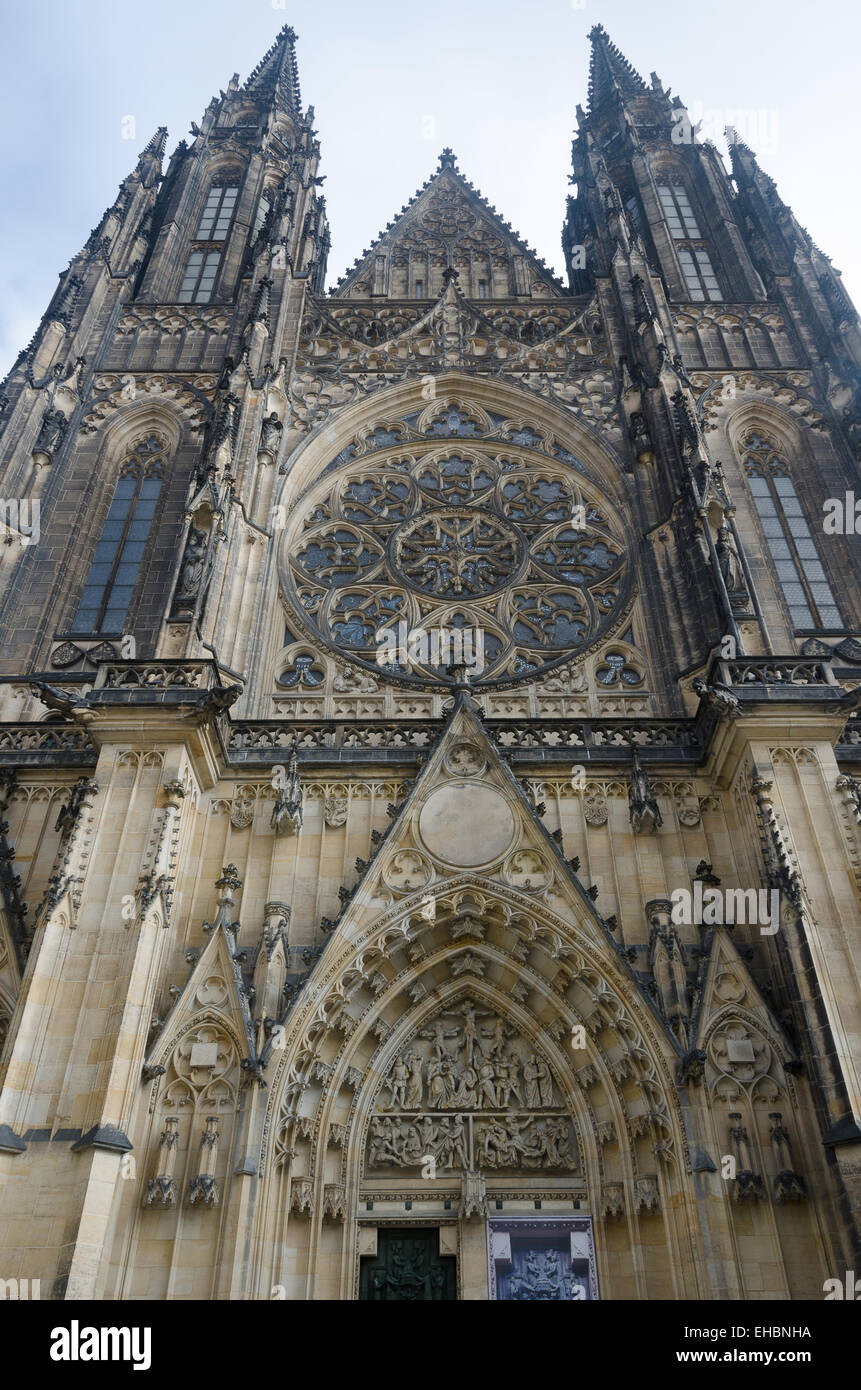 Beutiful Cathedral  in Prag Tjeckien Stock Photo