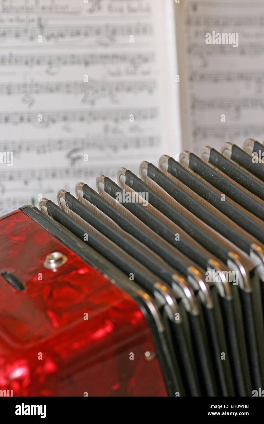 Accordion Stock Photo