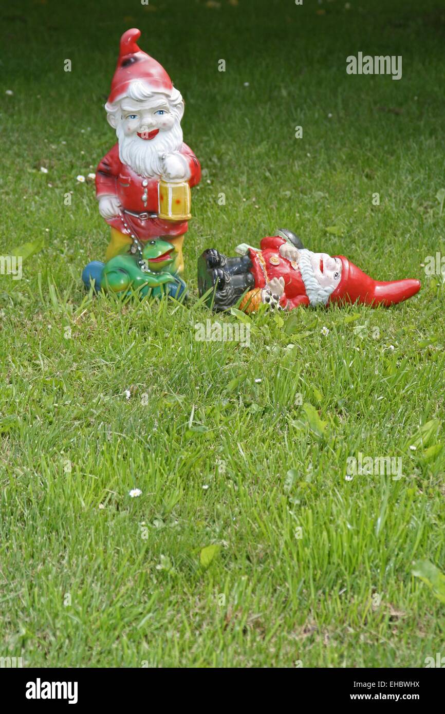 Garden Gnome Stock Photo