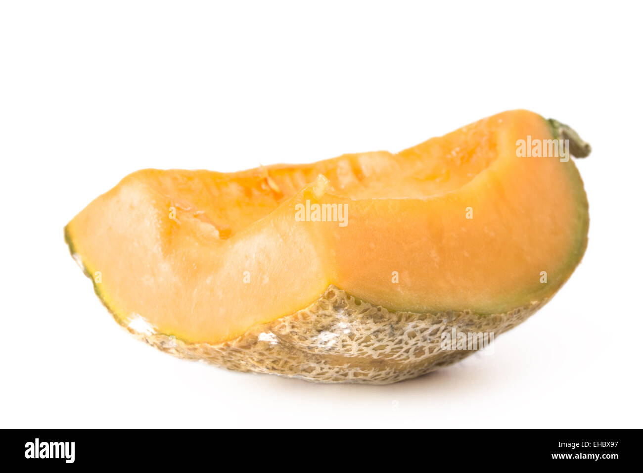 slice of a rock melon Stock Photo