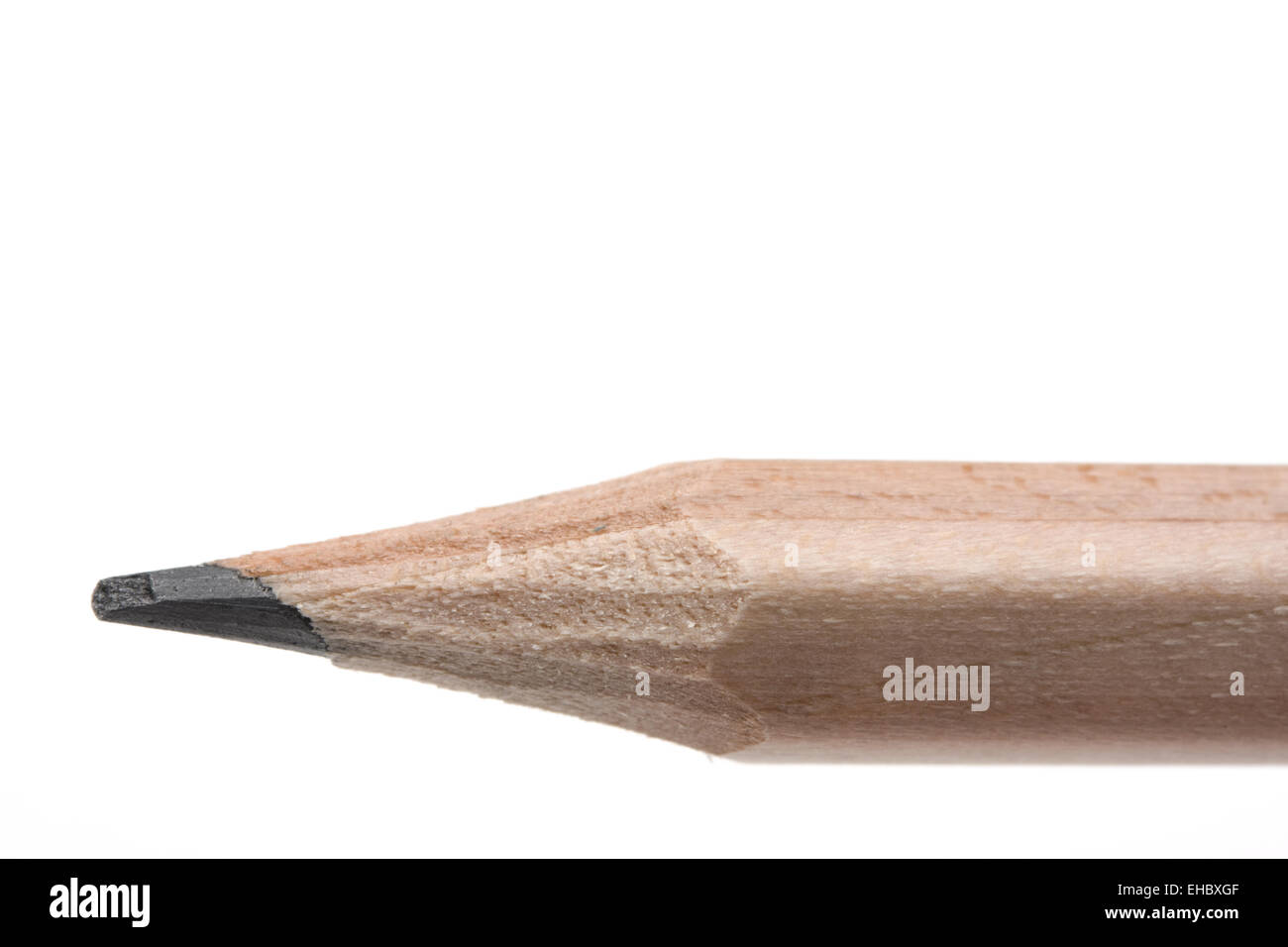 detail of a sharp pencil Stock Photo
