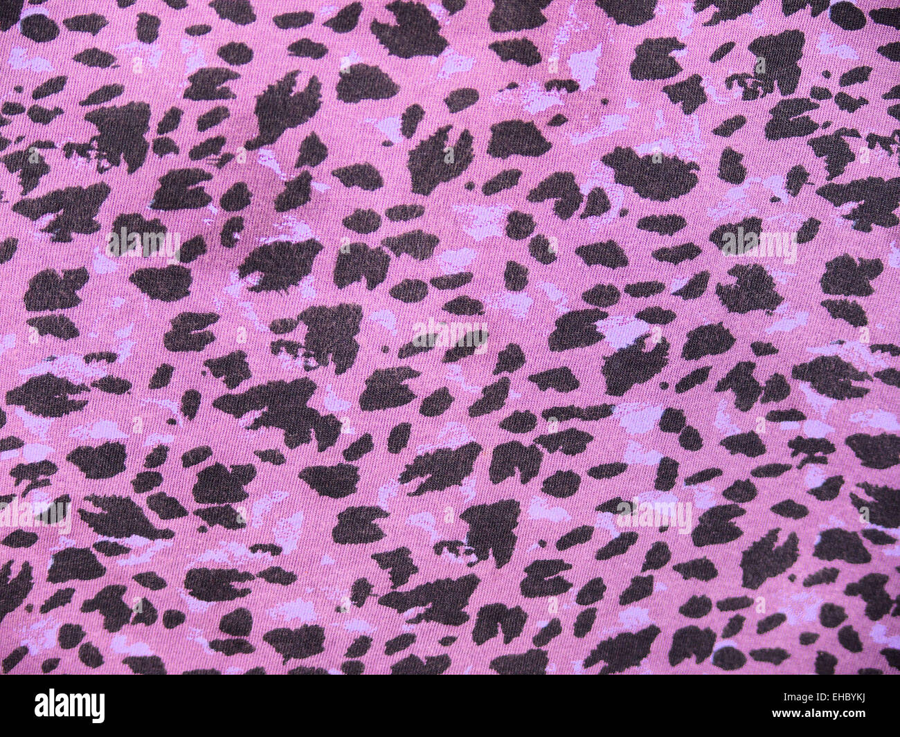 Lilac shirt with leopard muster Stock Photo