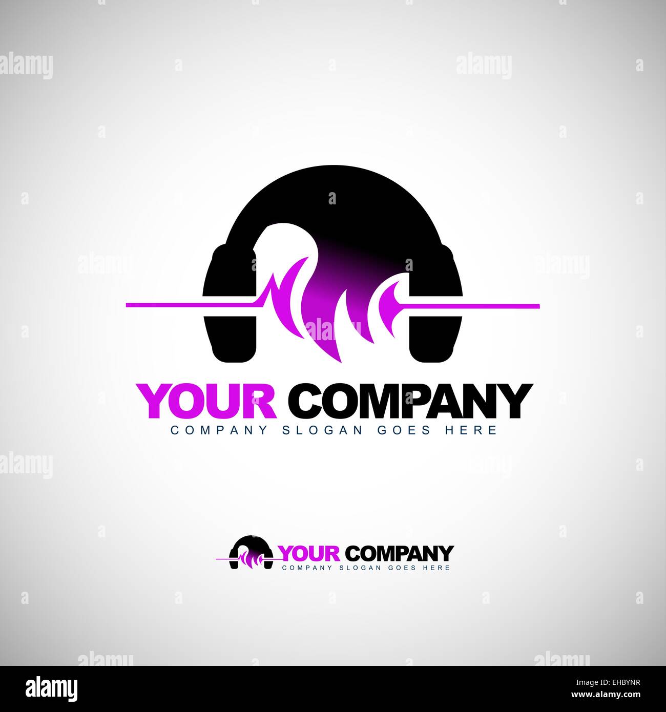 Background vector stylish vectors illustration mic colorful vecteezy Music Headphones Logo. Creative vector concept with music headphone