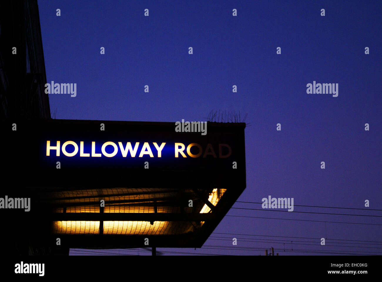 Holloway Road Tube Station Stock Photo