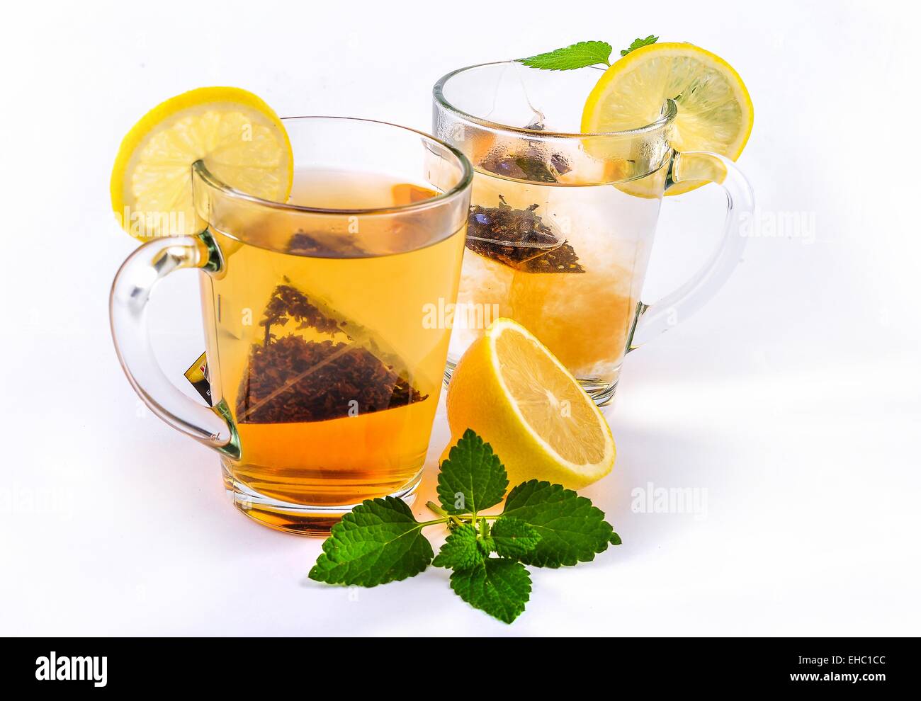 Lemon on a saucer Cut Out Stock Images & Pictures Alamy