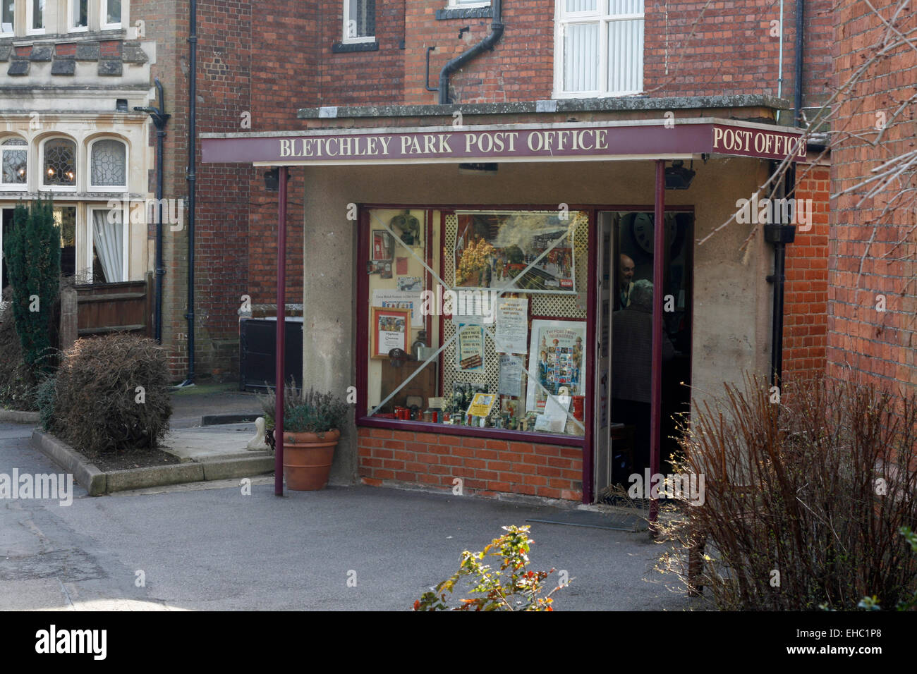 Bletchley Park Post Office Bletchley Buckingamshire England Stock Photo