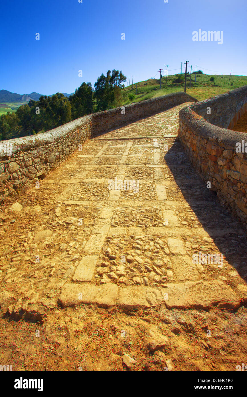 Cerami medieval bridge. Sicily Stock Photo - Alamy