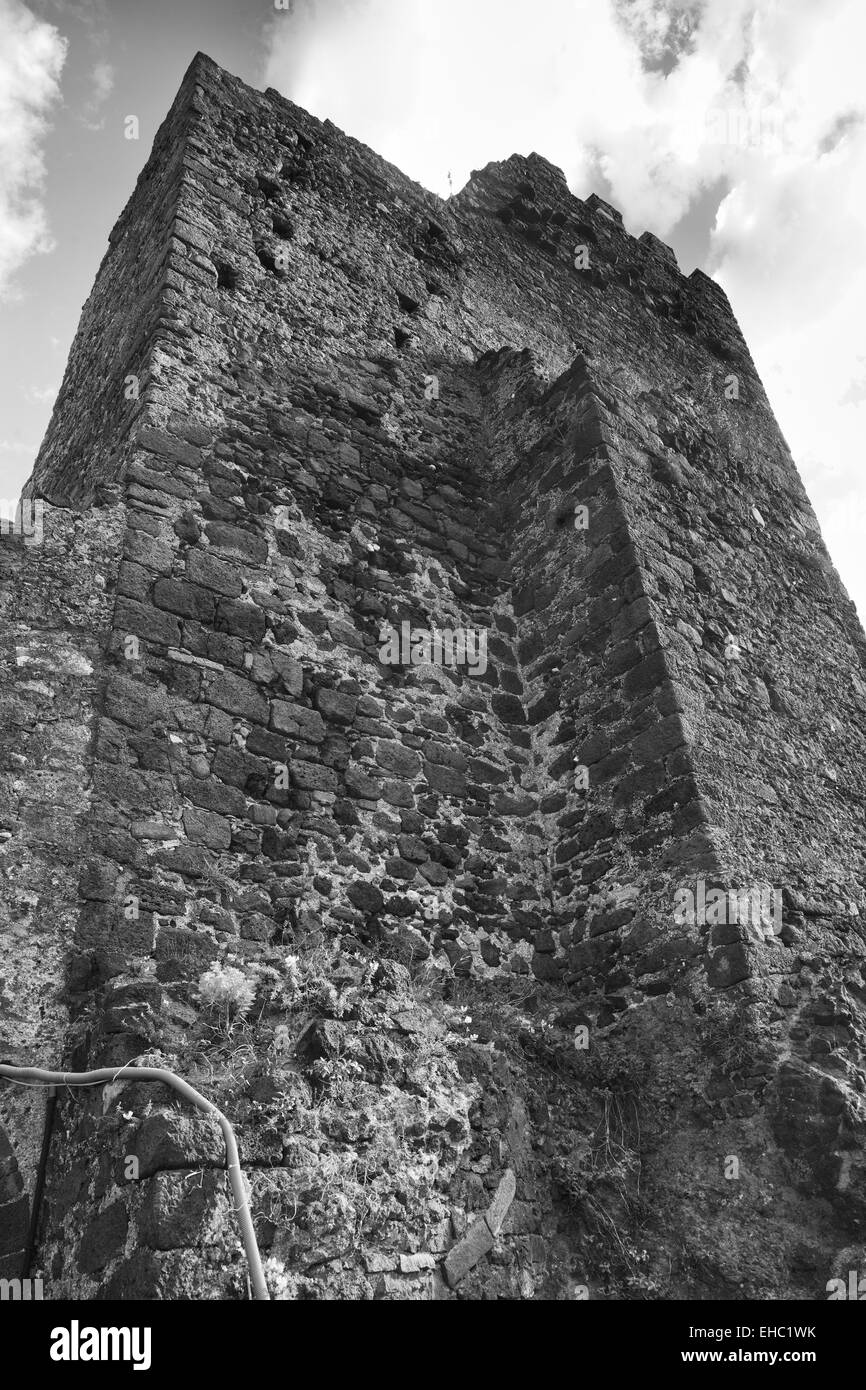 Medieval Castle of Aci Castello, Sicily Stock Photo