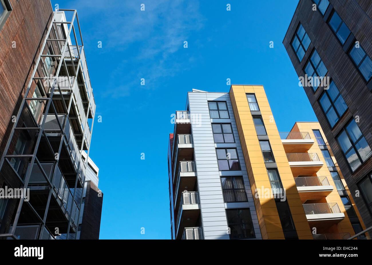 stylish development of new apartments, norwich, norfolk, england Stock