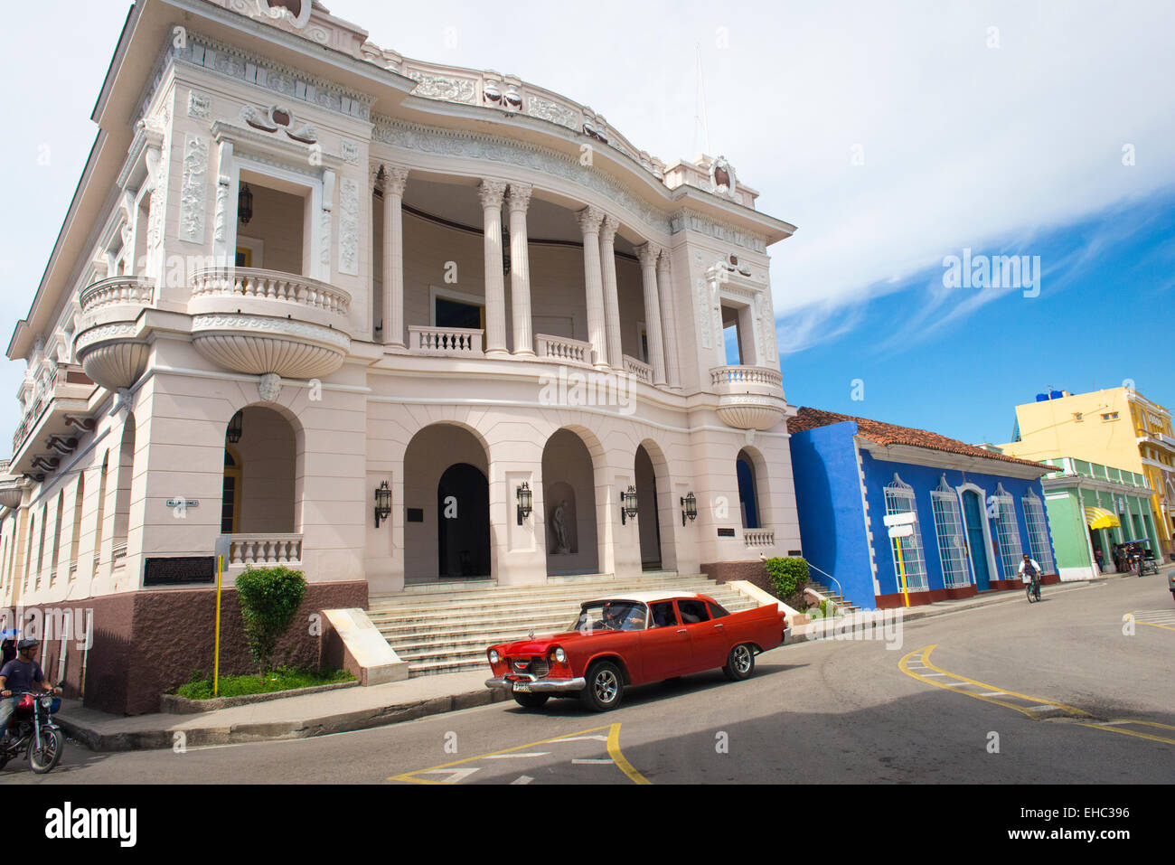 Cuba Sancti Spiritus town center centre park Parque Serafin Sanchez