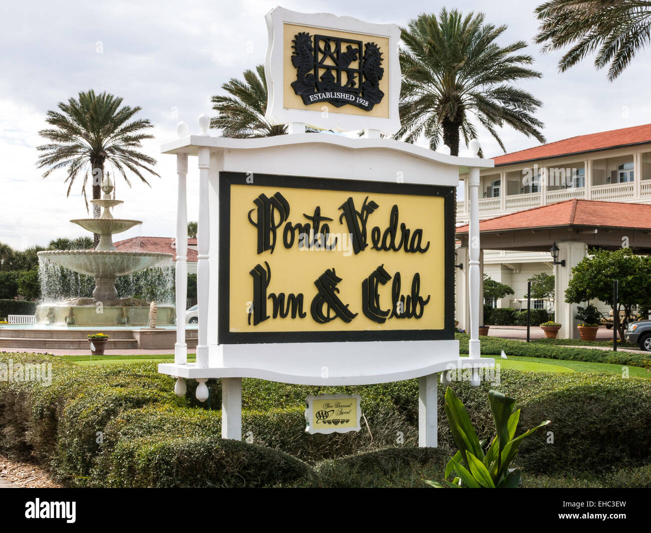 Ponte Vedre inn & Club, Ponte Vedra Beach FL, USA Stock Photo