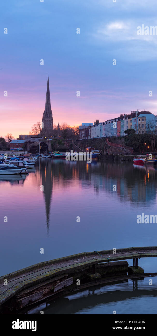 Bristol Harbourside in the city centre. Stock Photo