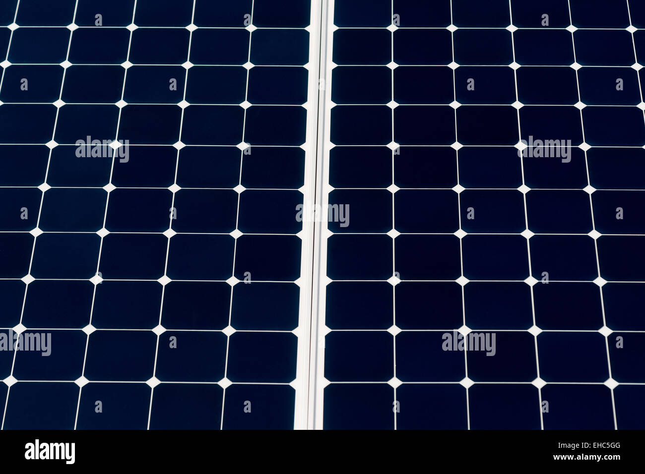 Solar power panel. Closeup view of a solar power panel to generate ecologically clean and renewable energy to feed street lamps Stock Photo