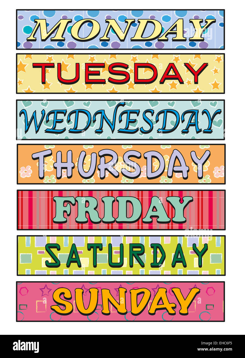 Days Of The Week Clip Art