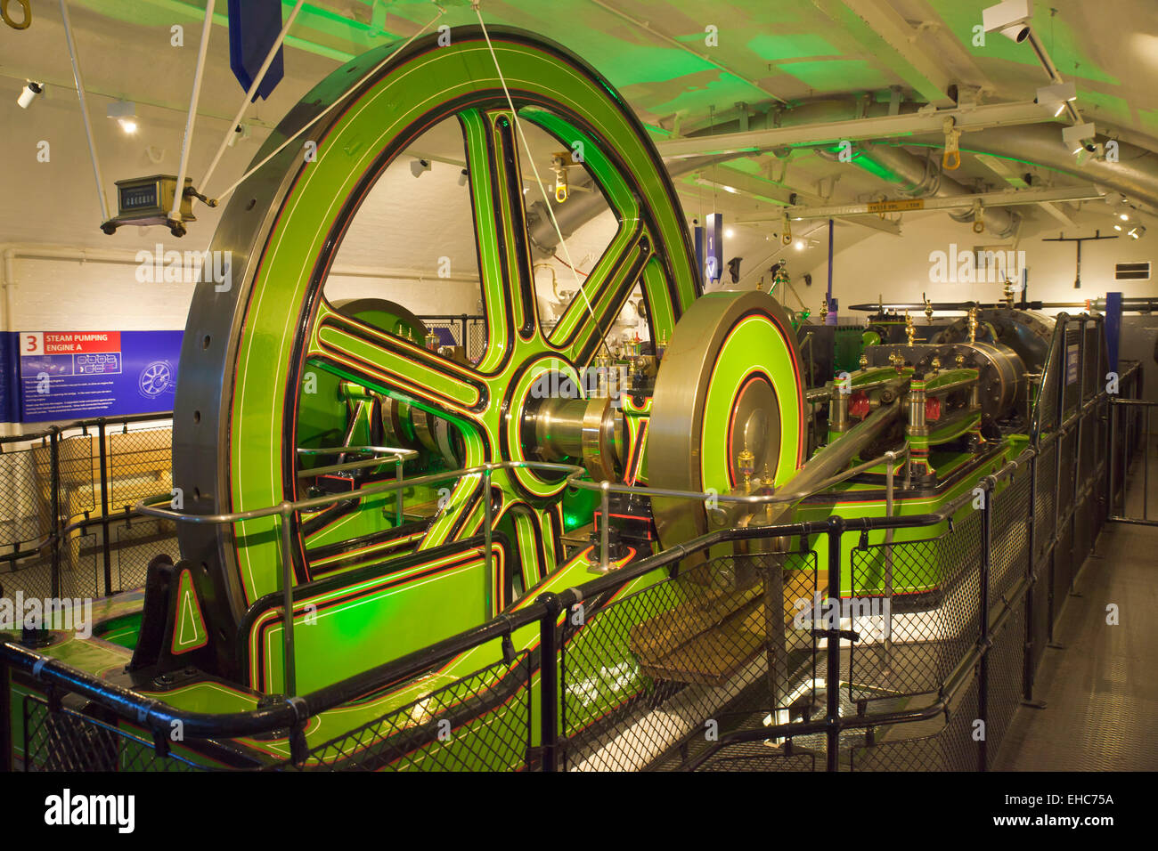 Tower Bridge Steam Engine. Stock Photo