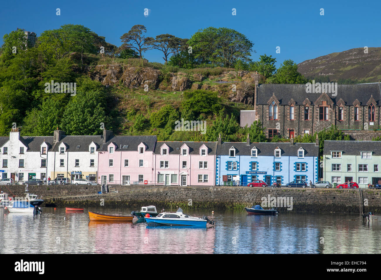 Portree Isle of Skye Scotland Stock Photo