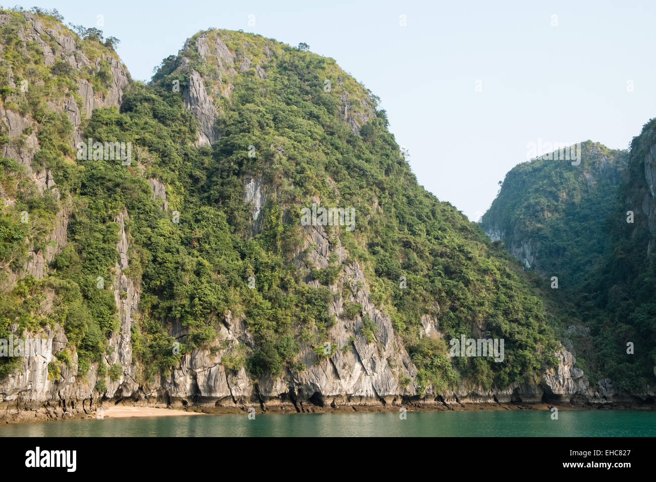 Limestone karst in Cat Ba National Park,Ha long,Halong Bay, Vietnam Stock Photo