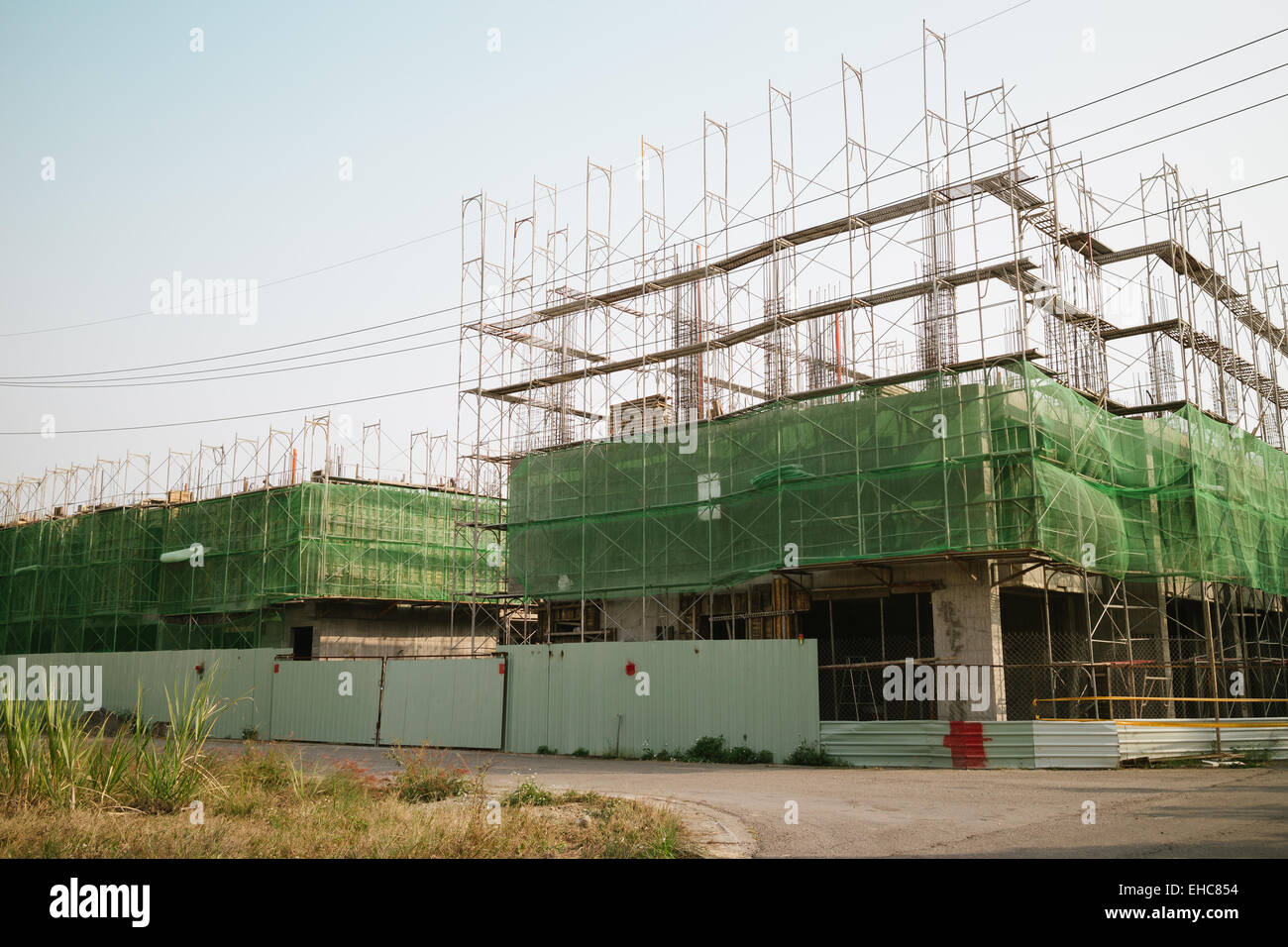 Blue construction site hi-res stock photography and images - Alamy