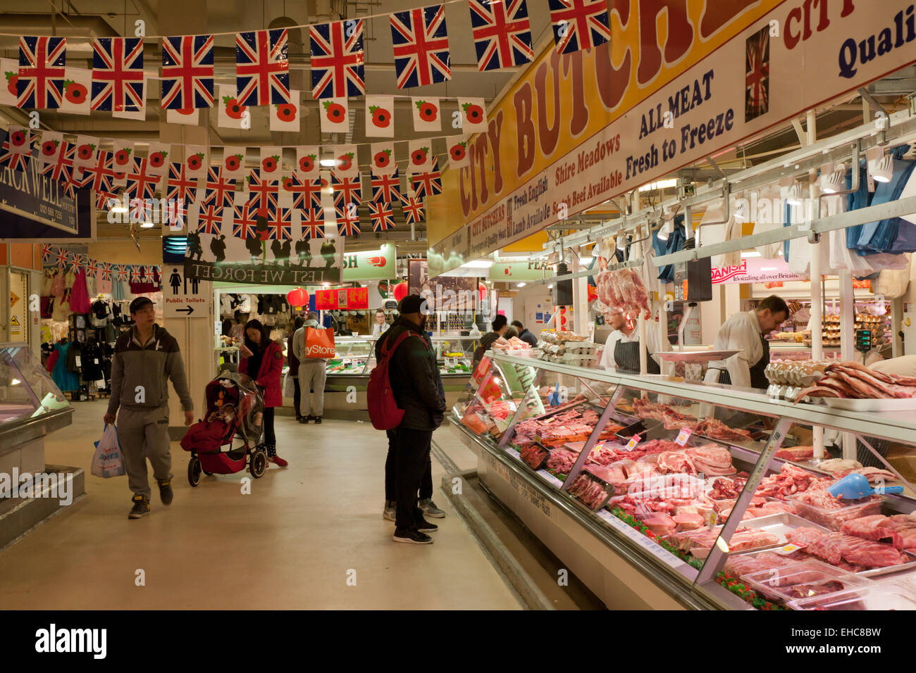 Birmingham Indoor market, Birmingham city centre, UK Stock Photo Alamy