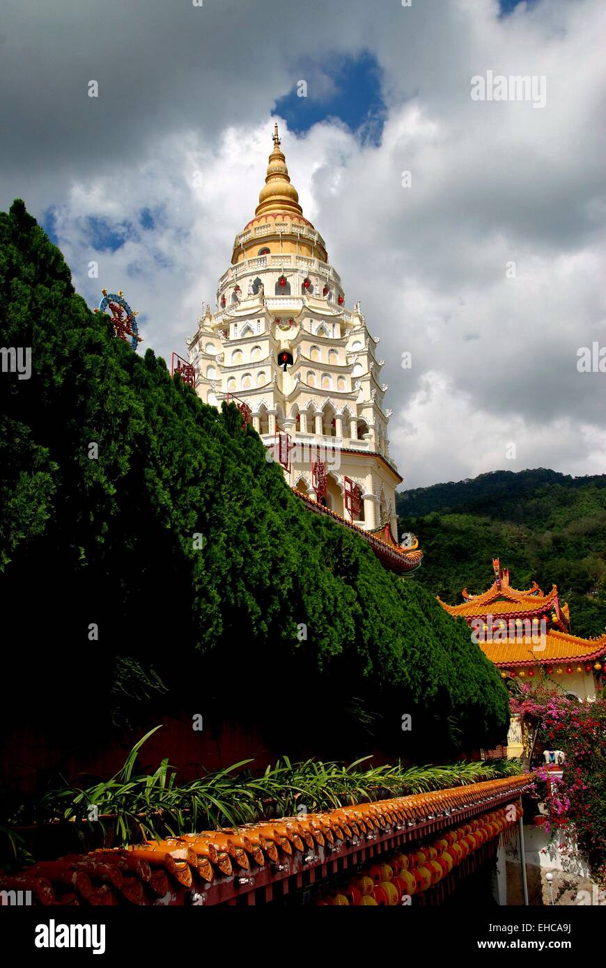 Penang, Malaysia The sevenstory great pagoda is the crown jewel 1891