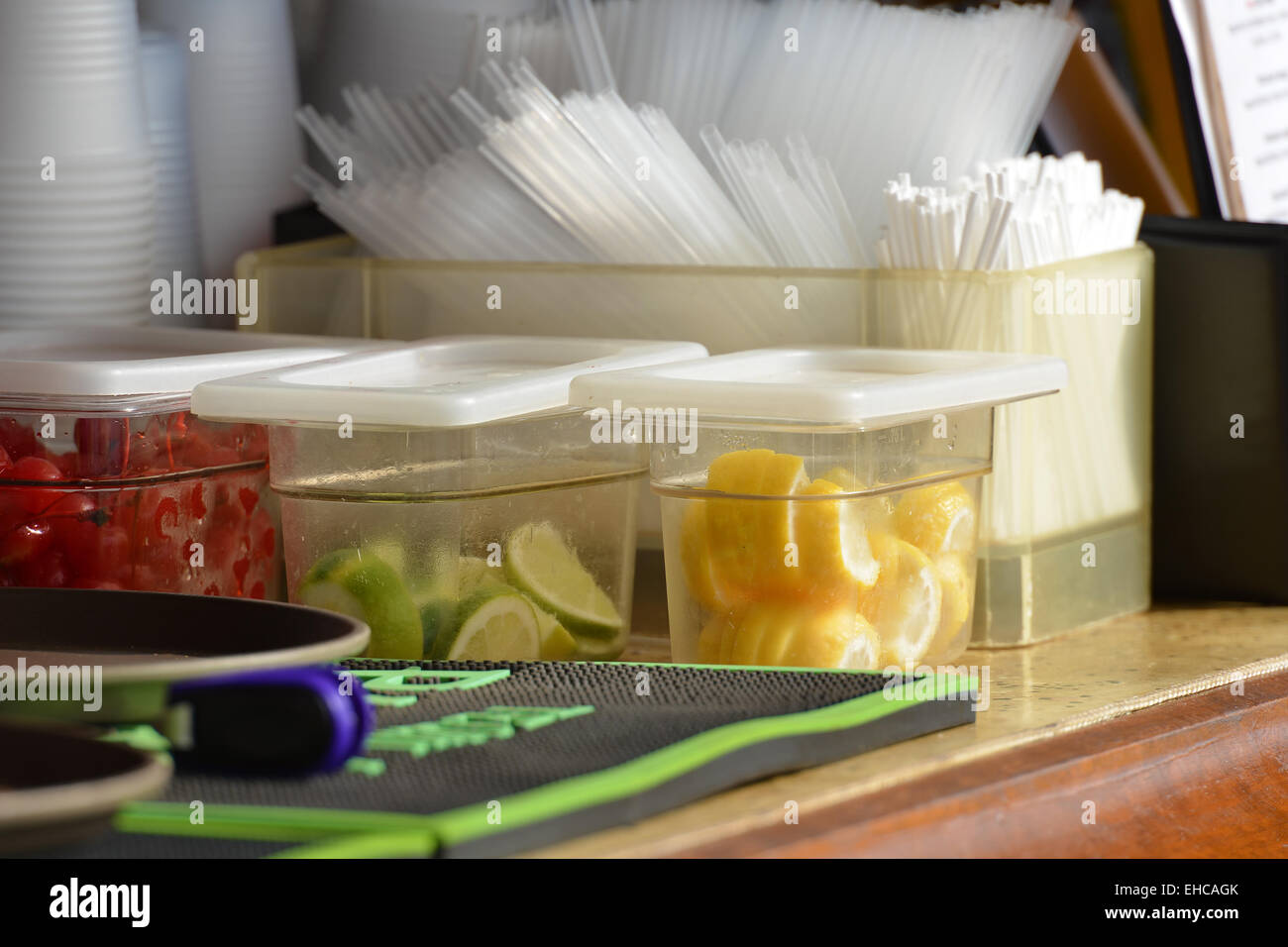 Fruits in plastic container Stock Photo Alamy