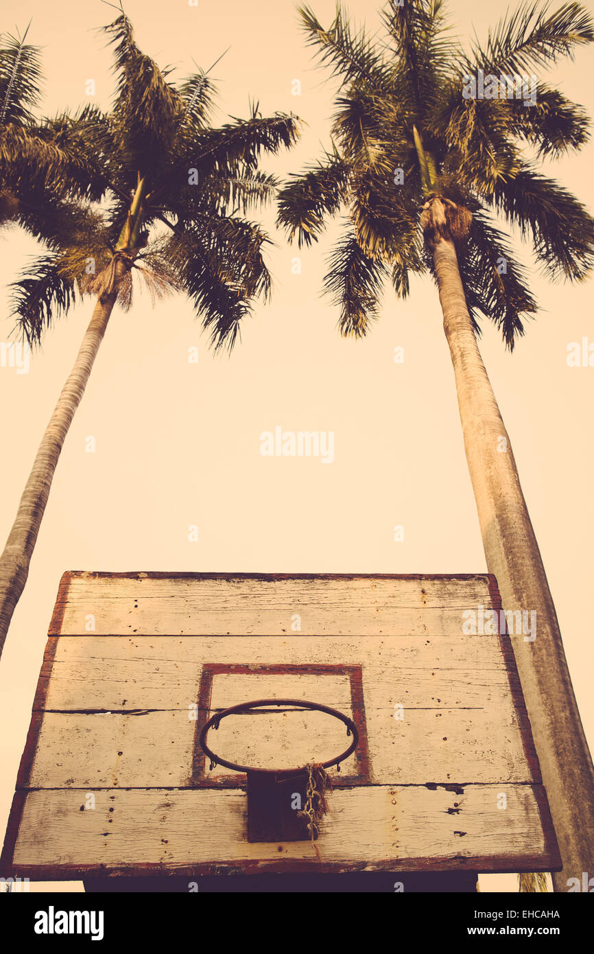 Basketball hoop vintage retro hires stock photography and images Alamy