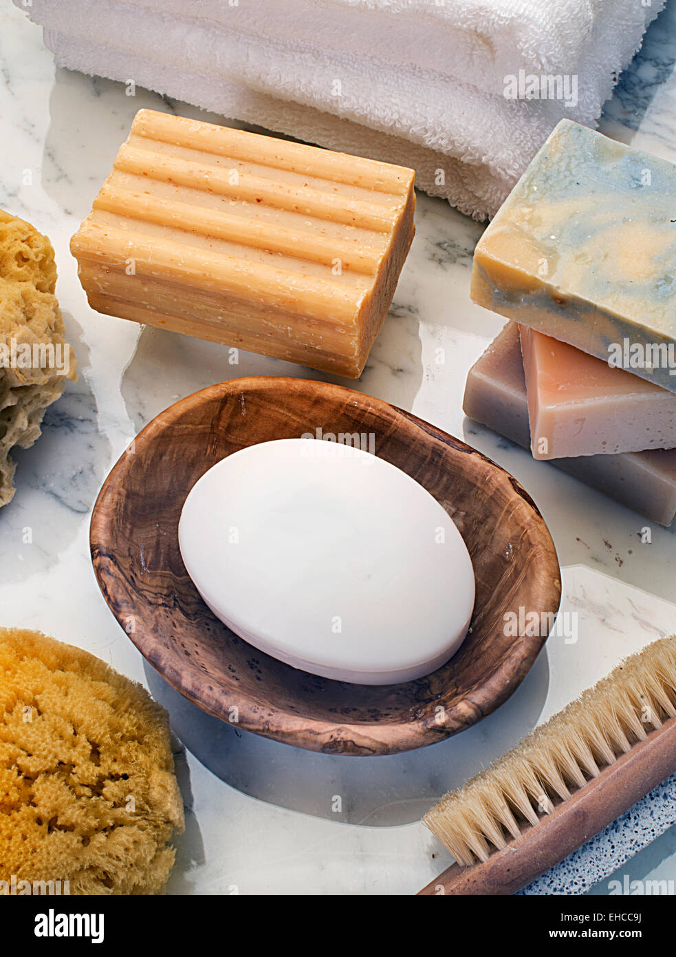 bath products Stock Photo
