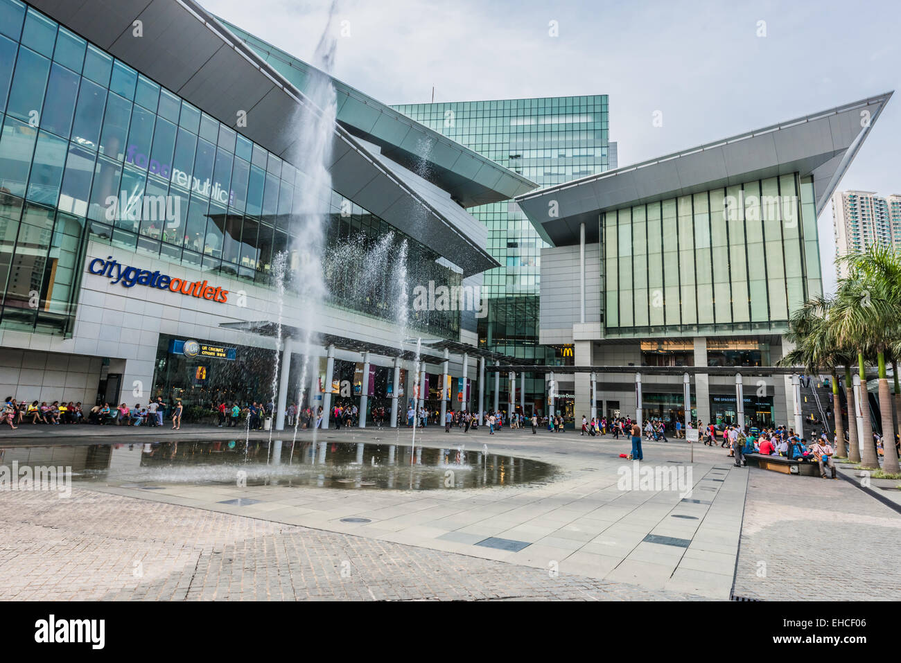 tung chung wan, Hong Kong, China june 11, 2014 people outside the