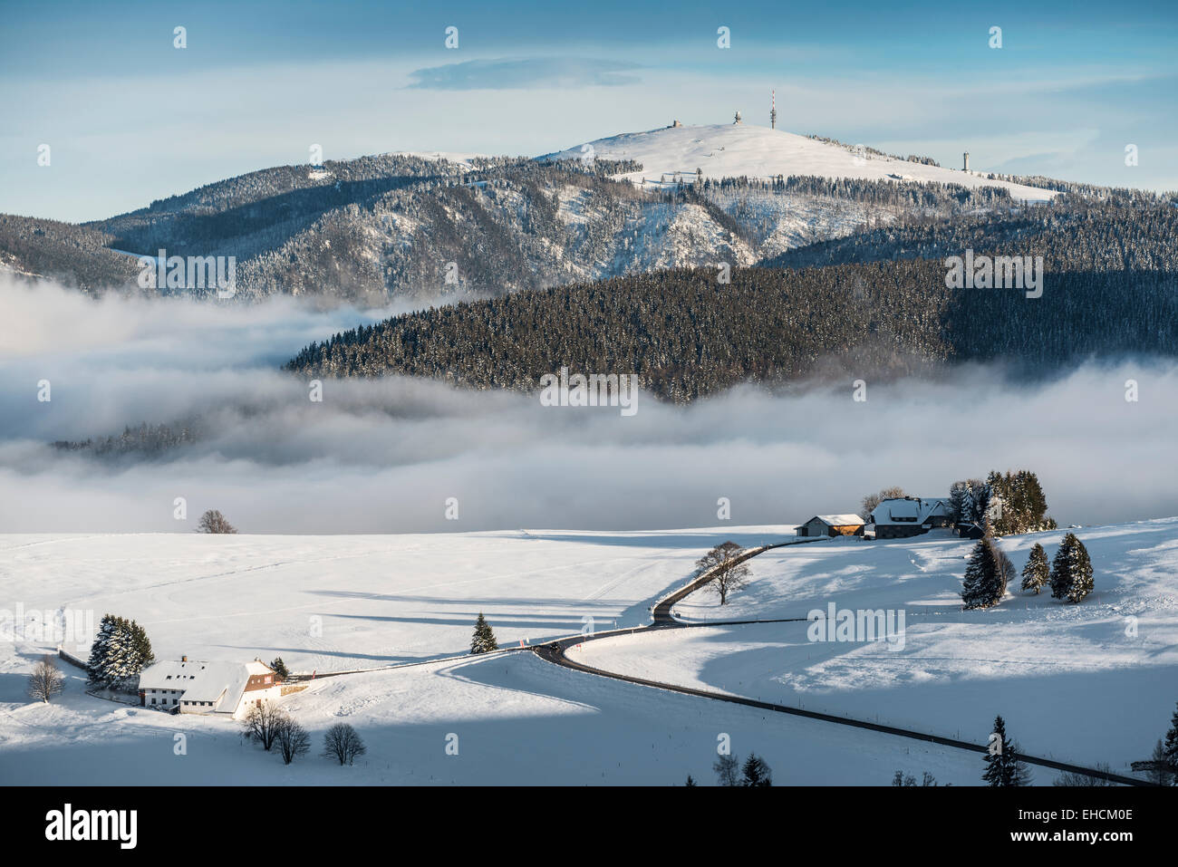 View of Mt Feldberg, Schauinsland, near Freiburg im Breisgau, Black Forest,  Baden-Württemberg, Germany Stock Photo - Alamy