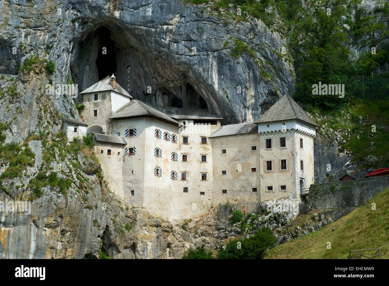 Predjama Castle, Predjamski Grad, Predjama, near Postojna, Slovenia Stock Photo