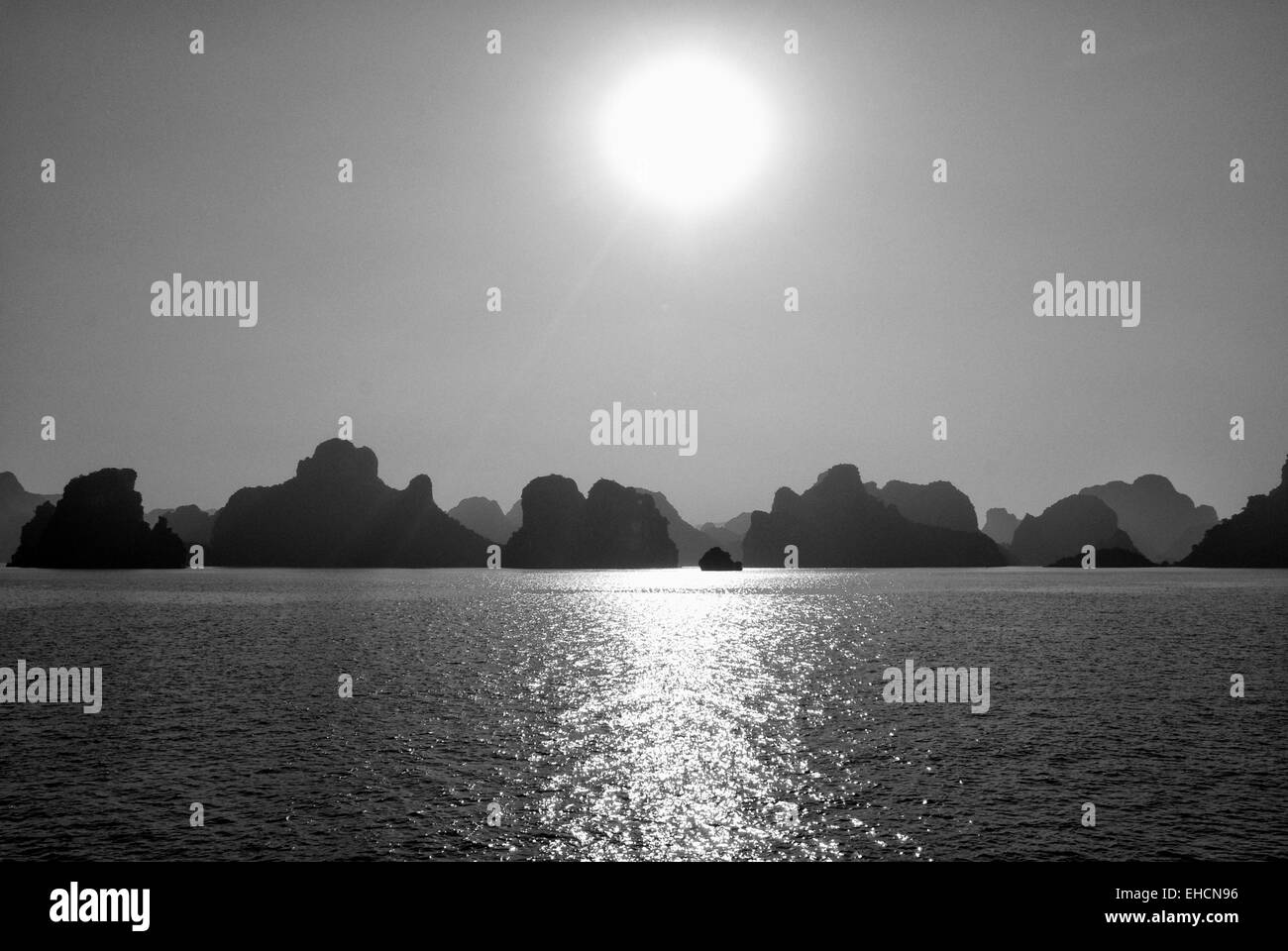 Halong-Bucht, Ha Long Bay Stock Photo