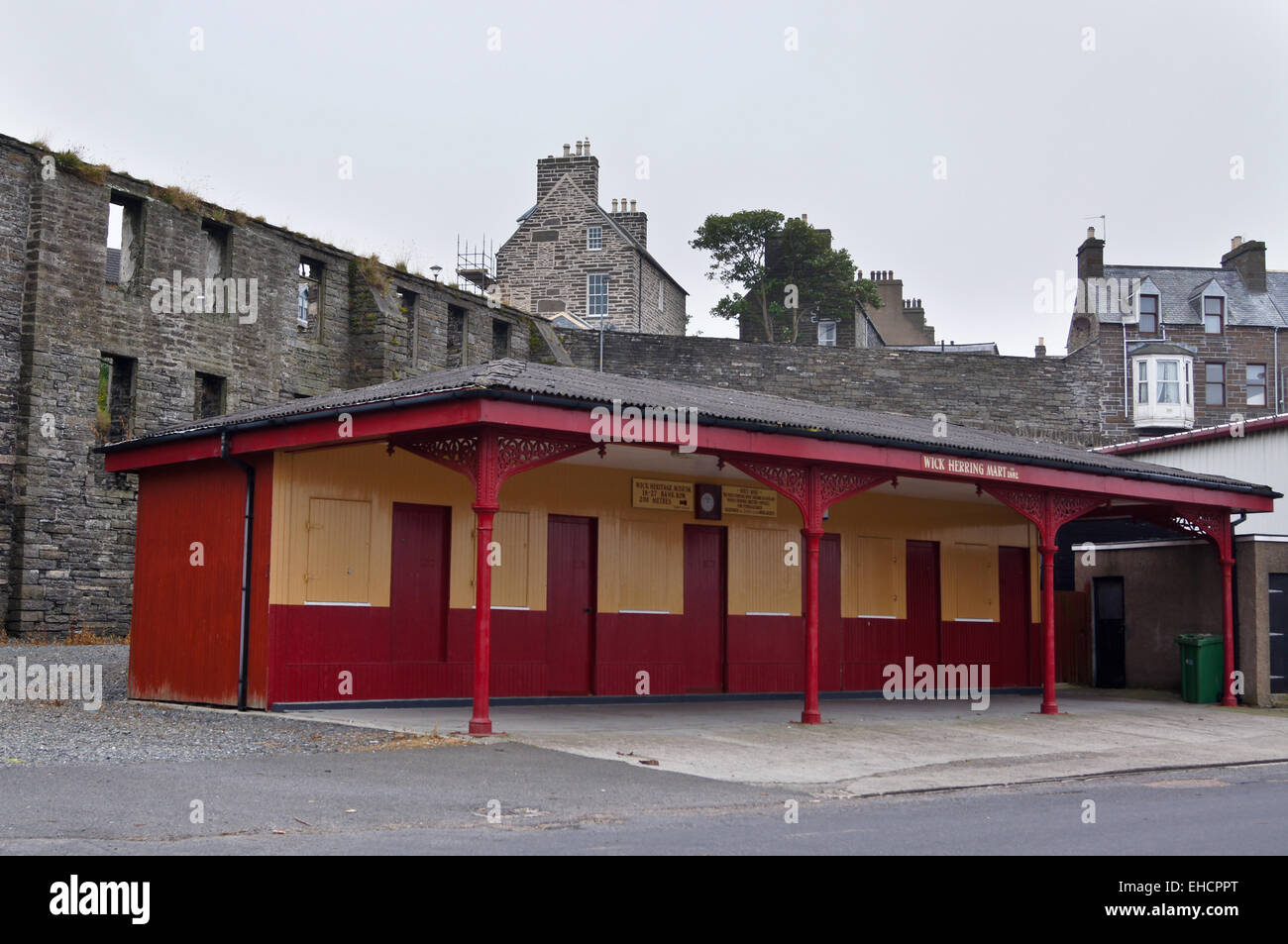 Restored Wick herring mart, Caithness, Scotland Stock Photo Alamy