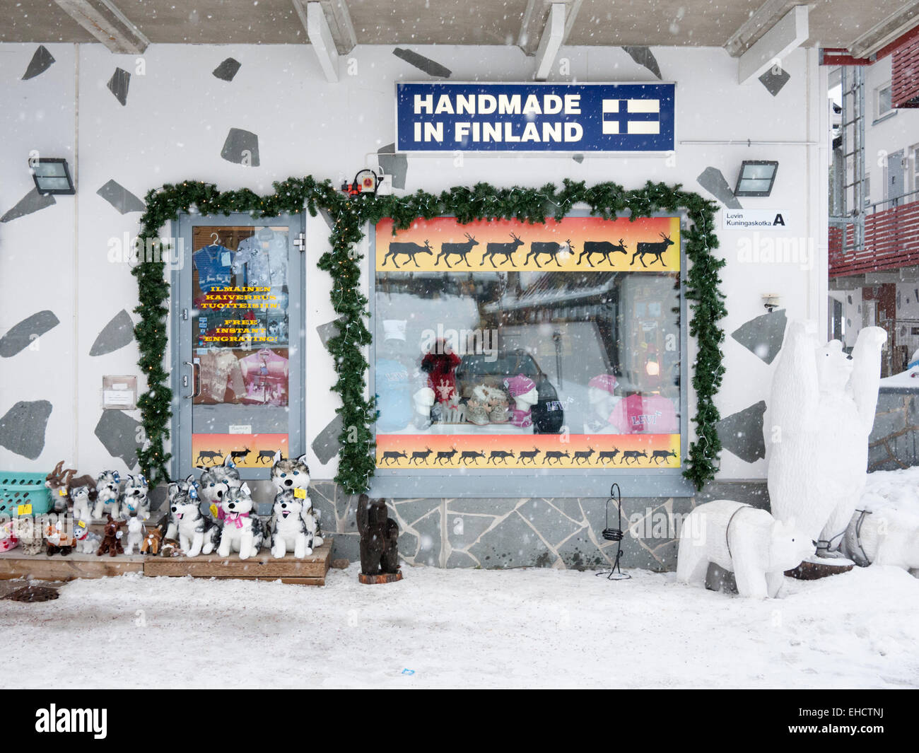 Levi finland lapland shop shopping hi-res stock photography and images -  Alamy