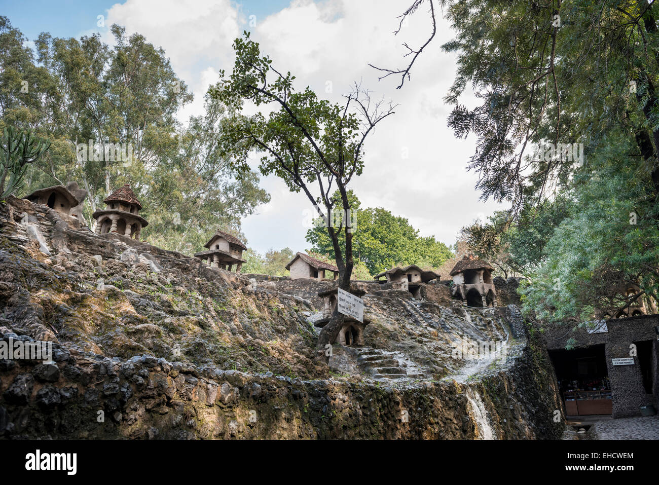 Nek Chand Rock Garden in Chandigarh, Punjab, India Stock Photo Alamy