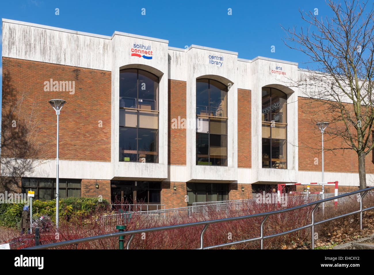 Solihull Connect Central Library and Arts Complex Stock Photo - Alamy