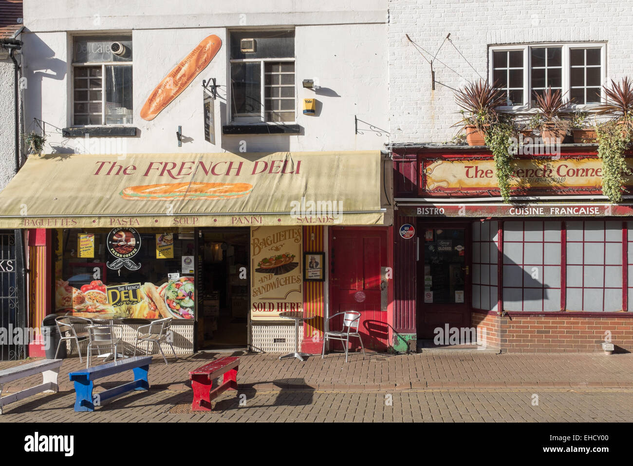 The French Deli cafe and delicatessen in Coventry Street, Stourbridge