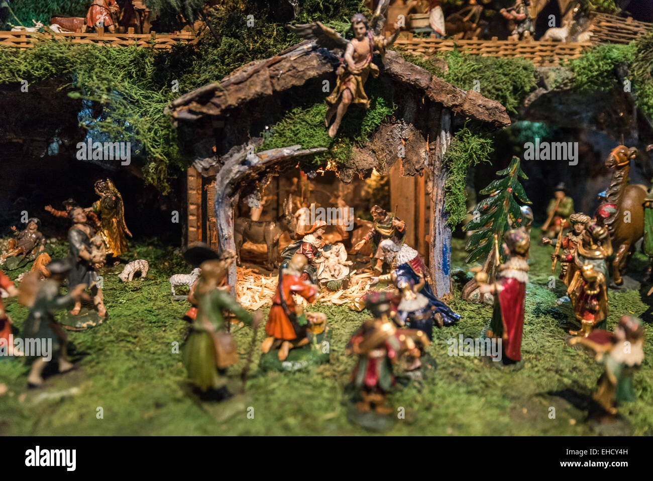 Historical Christmas Crib Stock Photo 79575345 Alamy