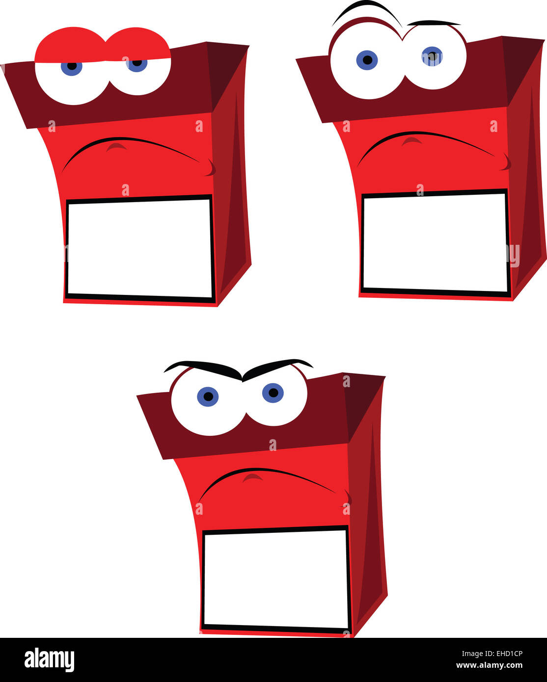 cartoon cigarette box a vector cartoon representing a funny cigarette box with copy space Stock  Photo