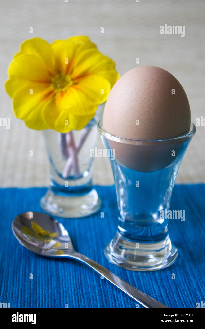 Frühstücksei - Breakfast Egg Stock Photo