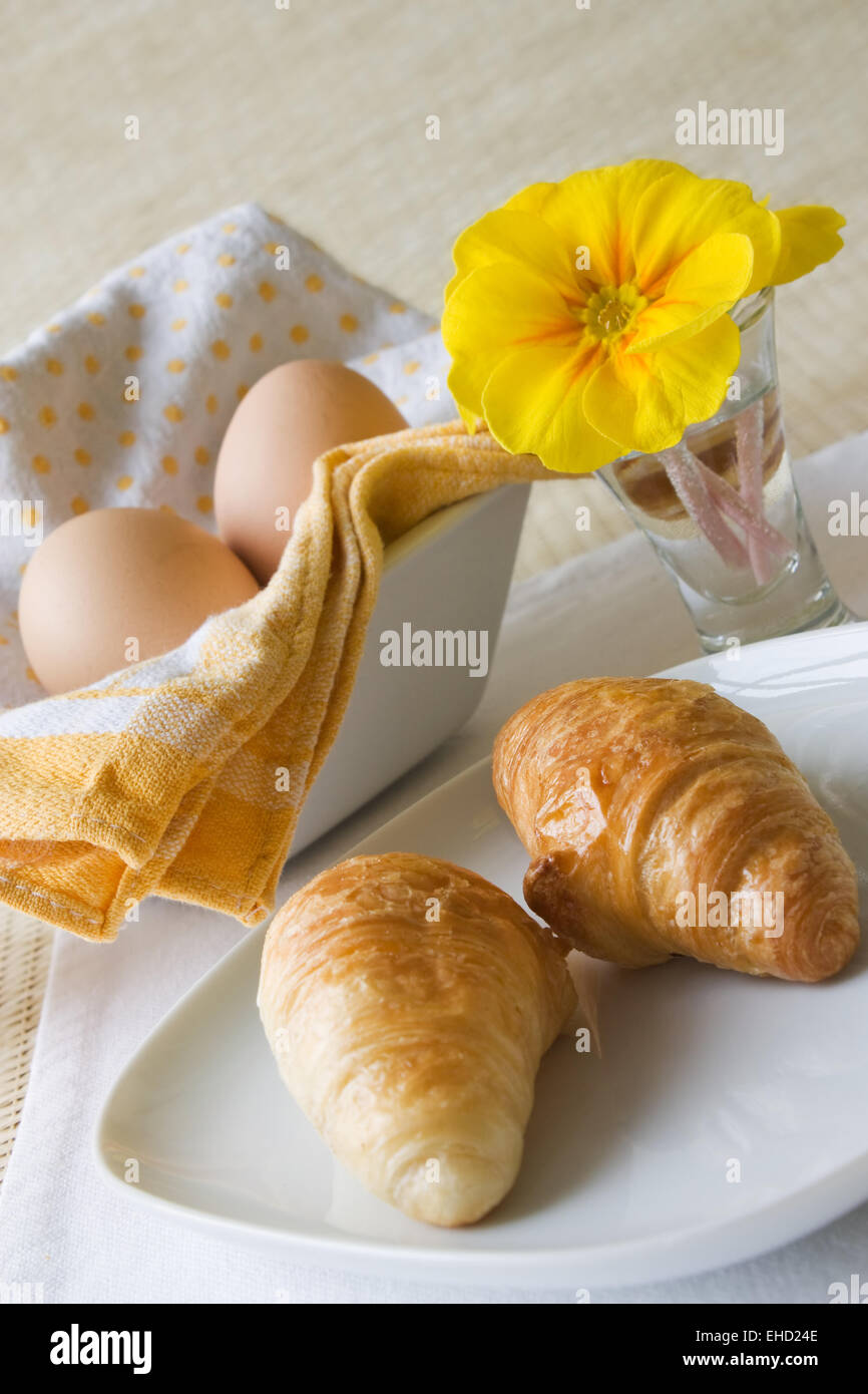 Osterfrühstück - Easter Breakfast Stock Photo