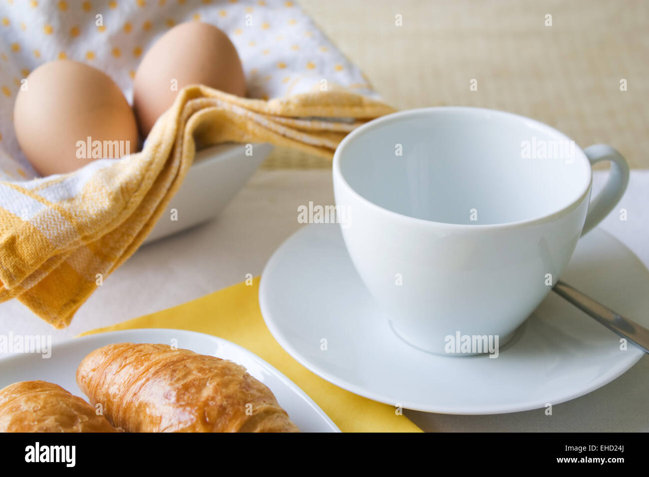 Osterfrühstück - Easter breakfast Stock Photo