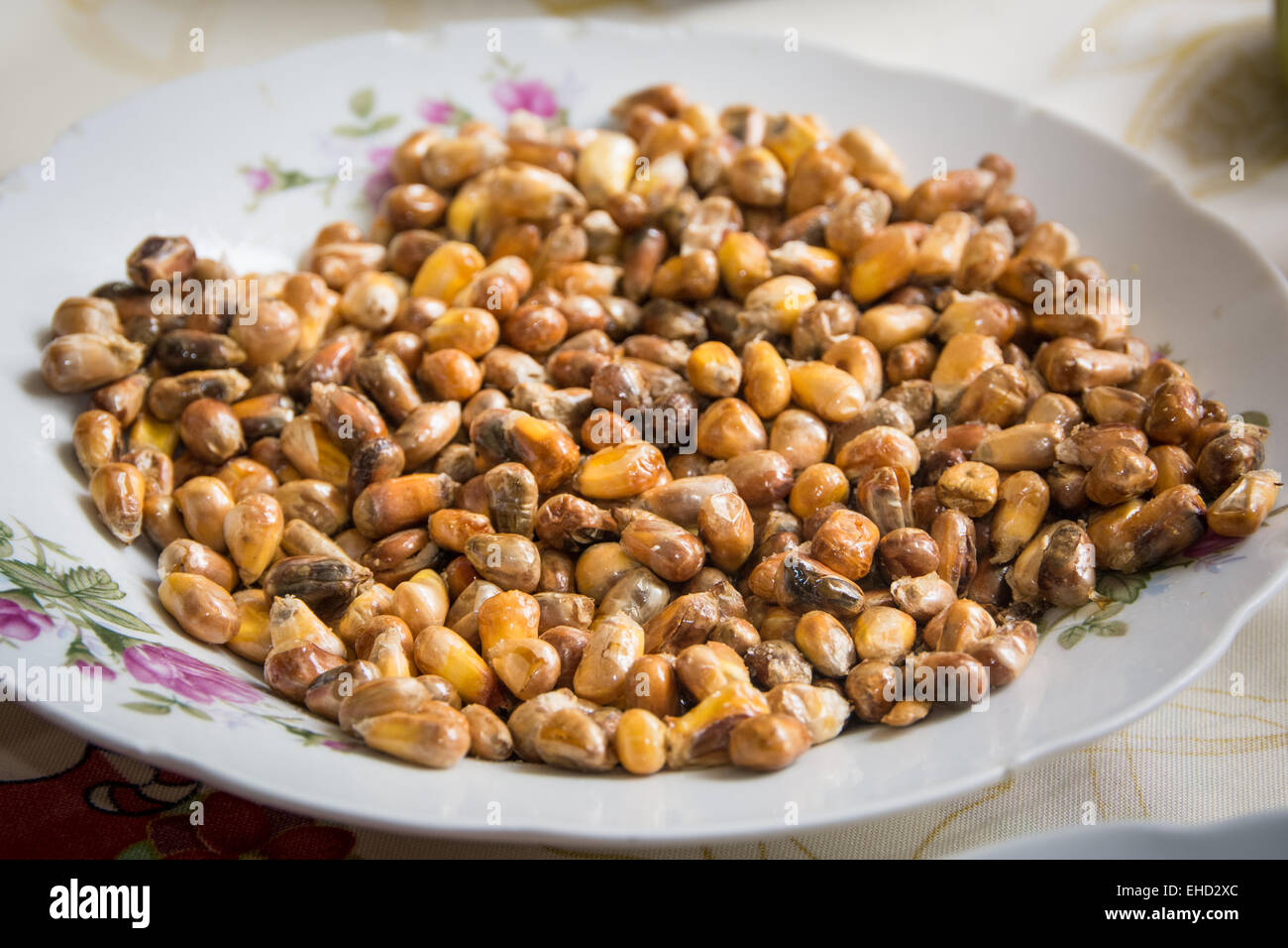 Cancha Peruvian Toasted Corn Nuts Stock Photo