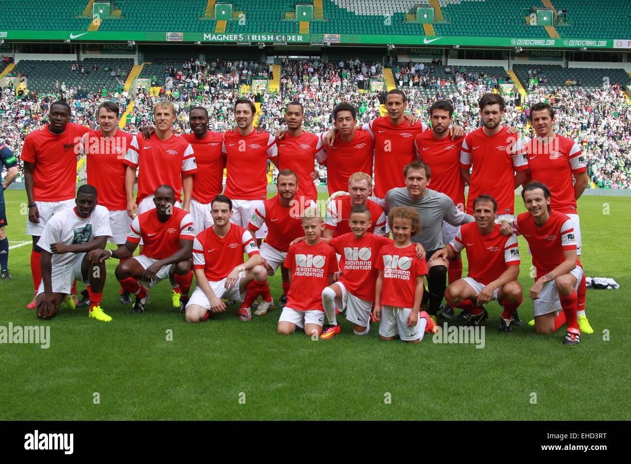 McStay’s Maestros V Rio Ferdinand All Stars play at Celtic Park ...