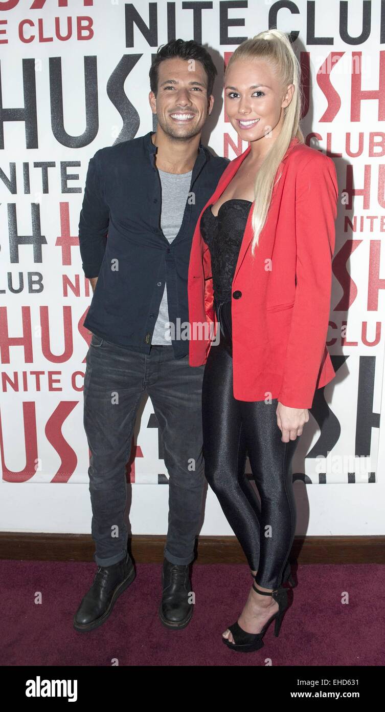 Hollyoaks Hunk Danny Mac Meets Miss Hush 2014 Shannen Reilly Mcgrath And His Female Fans At Hush